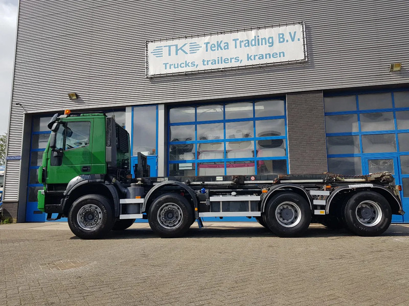 Iveco Stralis 450 8x4 Steel Nieuwe Apk/TÜV 430.000 km kettingsyst 30 ton - Φορτηγό μεταφοράς εμπορευματοκιβωτίων/ Κινητό αμάξωμα: φωτογραφία 3 Iveco Stralis 450 8x4 Steel Nieuwe Apk/TÜV 430.000 km kettingsyst 30 ton - Φορτηγό μεταφοράς εμπορευματοκιβωτίων/ Κινητό αμάξωμα: φωτογραφία 3