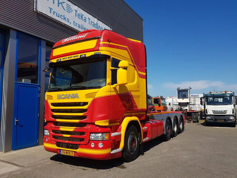 Scania R450 8x2 Topline ADR EX/II, EX/III, FL en AT SCR only - Φορτηγό μεταφοράς εμπορευματοκιβωτίων/ Κινητό αμάξωμα: φωτογραφία 1 Scania R450 8x2 Topline ADR EX/II, EX/III, FL en AT SCR only - Φορτηγό μεταφοράς εμπορευματοκιβωτίων/ Κινητό αμάξωμα: φωτογραφία 1