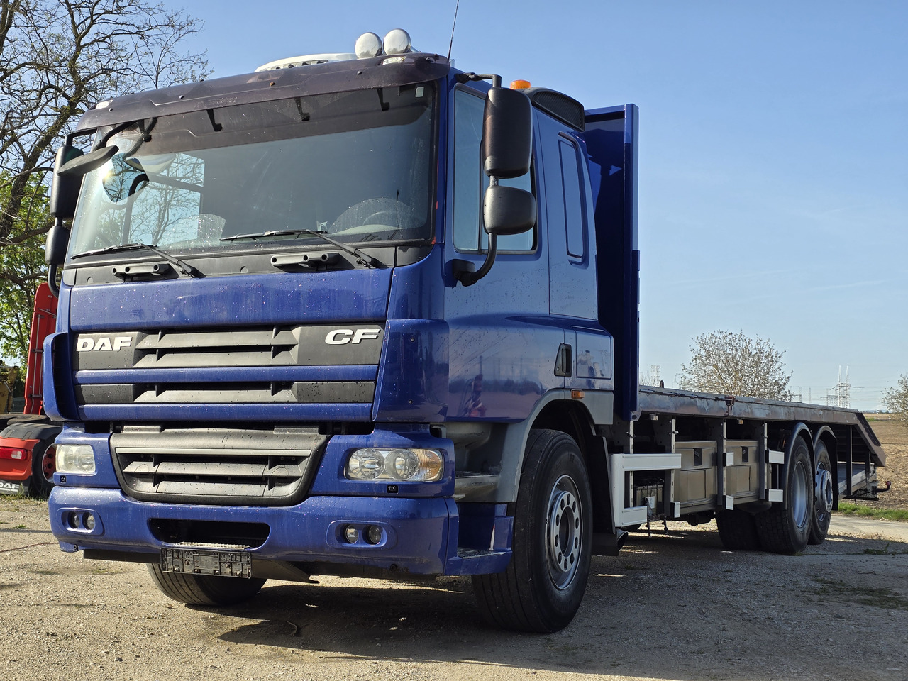 DAF CF 360 MACHINE TRANSPORTER - Φορτηγό αυτοκινητάμαξα: φωτογραφία 1 DAF CF 360 MACHINE TRANSPORTER - Φορτηγό αυτοκινητάμαξα: φωτογραφία 1