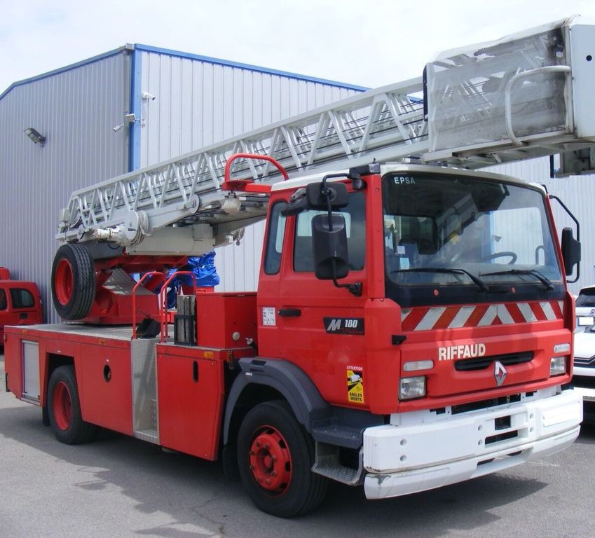 Renault Midliner M180 Drehleiter Feuerwehr EPSA23.5 1999 - Φορτηγό με εναέρια πλατφόρμα: φωτογραφία 2 Renault Midliner M180 Drehleiter Feuerwehr EPSA23.5 1999 - Φορτηγό με εναέρια πλατφόρμα: φωτογραφία 2