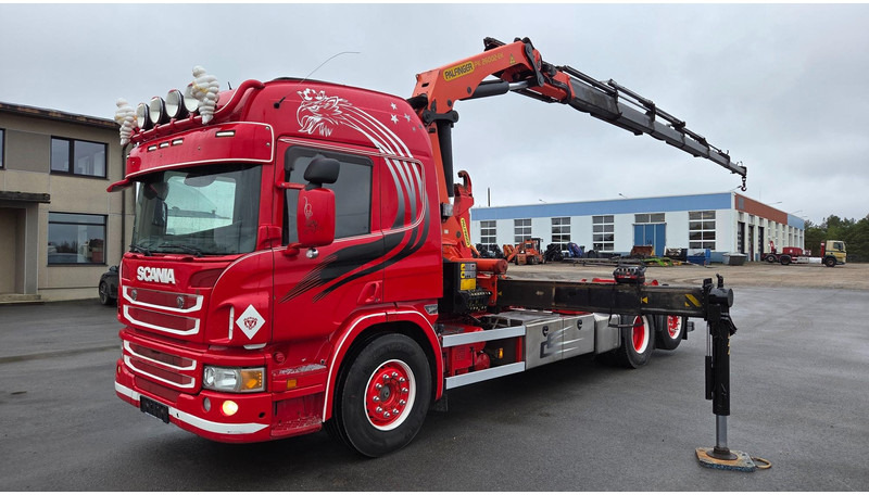 Scania P400 6X2*4 Palfinger PK26002 - Φορτηγό φόρτωσης γάντζου, Φορτηγό με γερανό: φωτογραφία 1 Scania P400 6X2*4 Palfinger PK26002 - Φορτηγό φόρτωσης γάντζου, Φορτηγό με γερανό: φωτογραφία 1