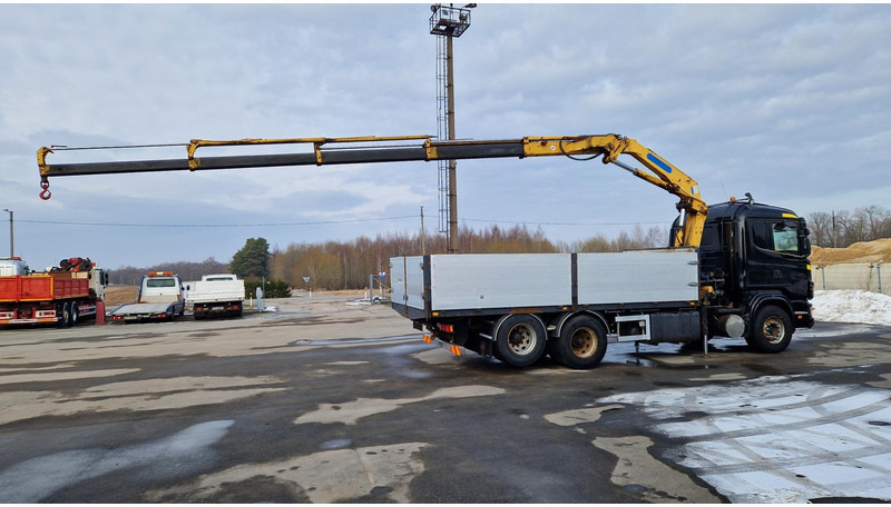 Scania R164 6X2 EFFER 150 full steel - Φορτηγό με ανοιχτή καρότσα, Φορτηγό με γερανό: φωτογραφία 3 Scania R164 6X2 EFFER 150 full steel - Φορτηγό με ανοιχτή καρότσα, Φορτηγό με γερανό: φωτογραφία 3