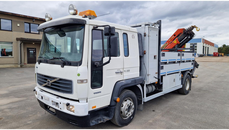 Volvo FL220 4X2 Palfinger PK7501 - Φορτηγό με ανοιχτή καρότσα, Φορτηγό με γερανό: φωτογραφία 4 Volvo FL220 4X2 Palfinger PK7501 - Φορτηγό με ανοιχτή καρότσα, Φορτηγό με γερανό: φωτογραφία 4