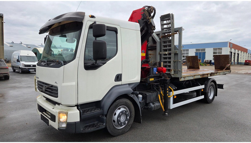 Volvo FL280 4X2 HMF 1560 + platform - Φορτηγό φόρτωσης γάντζου, Φορτηγό με γερανό: φωτογραφία 1 Volvo FL280 4X2 HMF 1560 + platform - Φορτηγό φόρτωσης γάντζου, Φορτηγό με γερανό: φωτογραφία 1