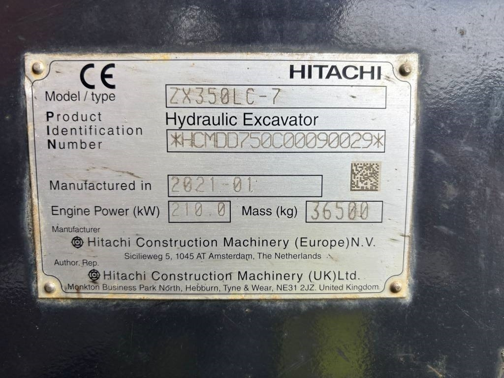 Hitachi ZX 350 LC-7 (Under Preparation) - Ερπυστριοφόρος εκσκαφέας: φωτογραφία 2 Hitachi ZX 350 LC-7 (Under Preparation) - Ερπυστριοφόρος εκσκαφέας: φωτογραφία 2