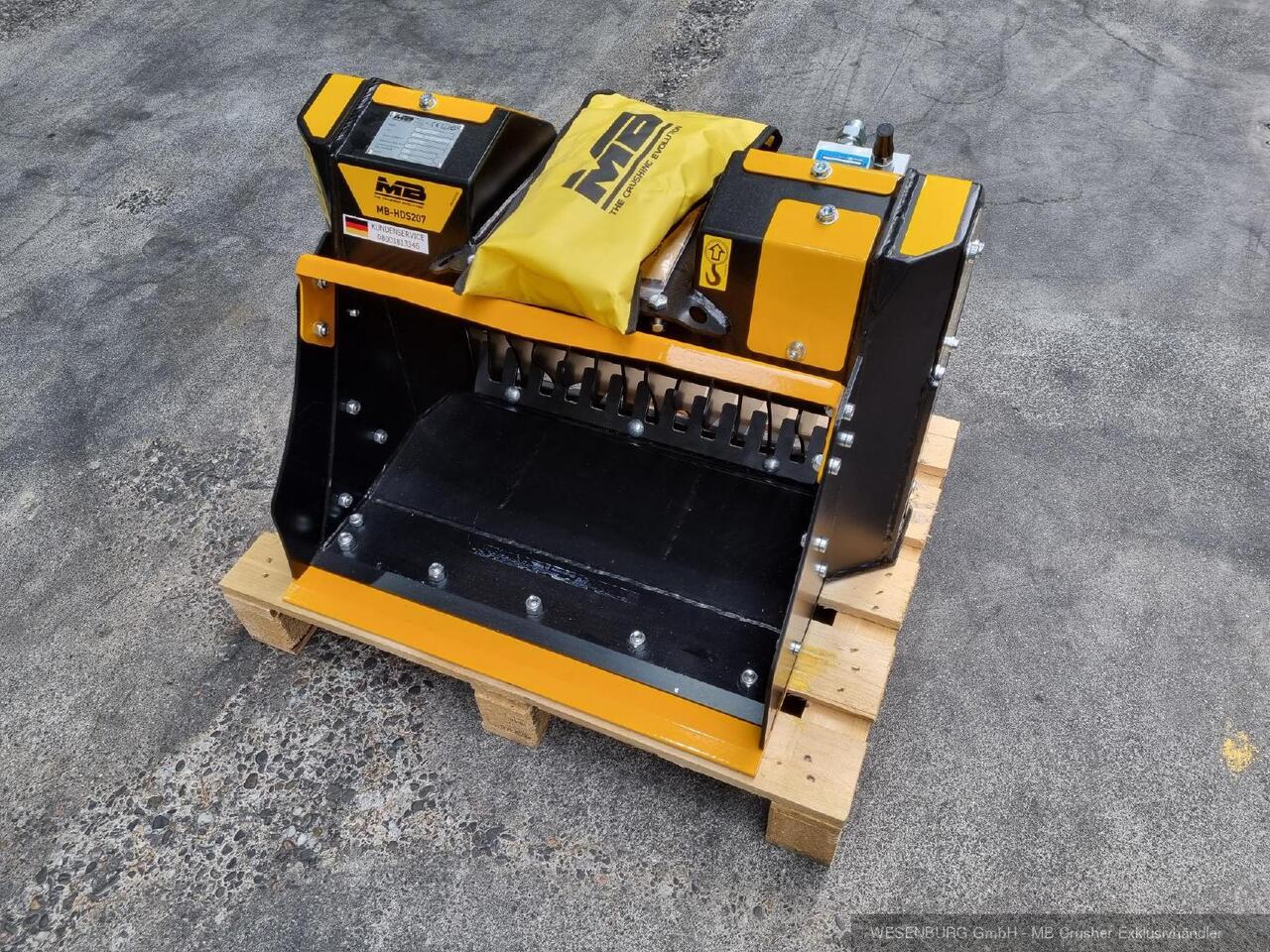 MB Crusher Schaufelseparator Separator MB-HDS 207 / 1,3 - 2,8 t - Kάδος διαλογής για Κατασκευή μηχανήματα: φωτογραφία 1 MB Crusher Schaufelseparator Separator MB-HDS 207 / 1,3 - 2,8 t - Kάδος διαλογής για Κατασκευή μηχανήματα: φωτογραφία 1