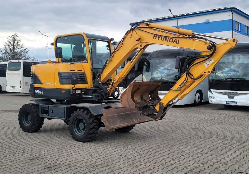 Hyundai ROBEX 55W-9 EXCAVATOR / SPROWADZONY Z FRANCJI - Τροχοφόρος εκσκαφέας: φωτογραφία 1 Hyundai ROBEX 55W-9 EXCAVATOR / SPROWADZONY Z FRANCJI - Τροχοφόρος εκσκαφέας: φωτογραφία 1