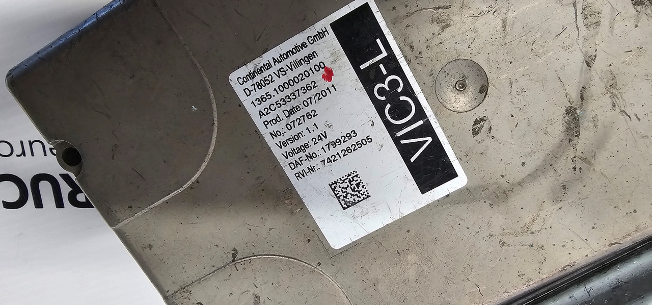 DAF DAF XF106, XF105, EURO5, EURO6 VIC3 unit, VIC3-L control unit 1799293, 1879016, 1799293, 1907429, 1778409, 1879015, 1879015, 2206310, 2141304, 2025292, 298961, 2206311, 2141289, 2139671, 2206308, 213 - Ανταλλακτικό για Φορτηγό: φωτογραφία 3 DAF DAF XF106, XF105, EURO5, EURO6 VIC3 unit, VIC3-L control unit 1799293, 1879016, 1799293, 1907429, 1778409, 1879015, 1879015, 2206310, 2141304, 2025292, 298961, 2206311, 2141289, 2139671, 2206308, 213 - Ανταλλακτικό για Φορτηγό: φωτογραφία 3