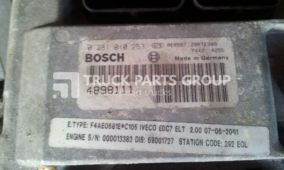 IVECO EUROCARGO TACTOR, engine control unit, EDC ECU, EDC7 ELT, BOSCH control unit - Ηλεκτρονική μονάδα ελέγχου για Φορτηγό: φωτογραφία 1 IVECO EUROCARGO TACTOR, engine control unit, EDC ECU, EDC7 ELT, BOSCH control unit - Ηλεκτρονική μονάδα ελέγχου για Φορτηγό: φωτογραφία 1