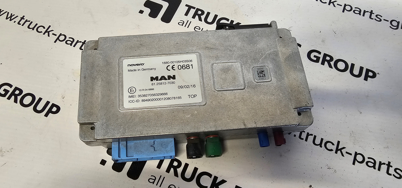 MAN MAN TGX / TGS EURO6 emission telematic on board module by NOVERO 81258127030, 81258127033, 81258127031, 81258127032, 81258127023, 81258127025, 81258127026, 81258127027, 81258129038. - Ανταλλακτικό για Φορτηγό: φωτογραφία 1 MAN MAN TGX / TGS EURO6 emission telematic on board module by NOVERO 81258127030, 81258127033, 81258127031, 81258127032, 81258127023, 81258127025, 81258127026, 81258127027, 81258129038. - Ανταλλακτικό για Φορτηγό: φωτογραφία 1