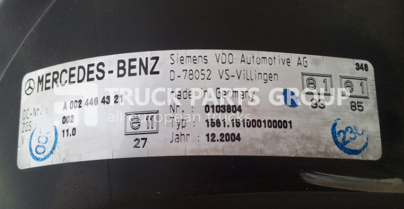 MERCEDES-BENZ actros, MP2, MP3 EURO3, EURO4, EURO5, instrument panel, instrume dashboard - Ταμπλό αυτοκινήτου για Φορτηγό: φωτογραφία 4 MERCEDES-BENZ actros, MP2, MP3 EURO3, EURO4, EURO5, instrument panel, instrume dashboard - Ταμπλό αυτοκινήτου για Φορτηγό: φωτογραφία 4