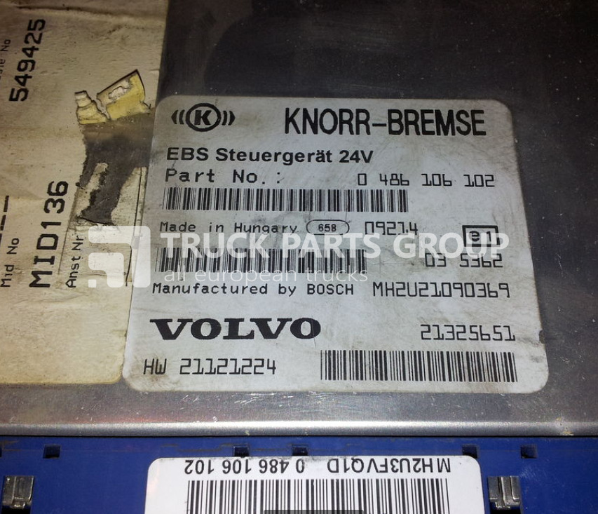 VOLVO FH13, FM13, EBS control unit, EURO 4, EURO 5, electronic brake c control unit - Ηλεκτρονική μονάδα ελέγχου για Φορτηγό: φωτογραφία 2 VOLVO FH13, FM13, EBS control unit, EURO 4, EURO 5, electronic brake c control unit - Ηλεκτρονική μονάδα ελέγχου για Φορτηγό: φωτογραφία 2