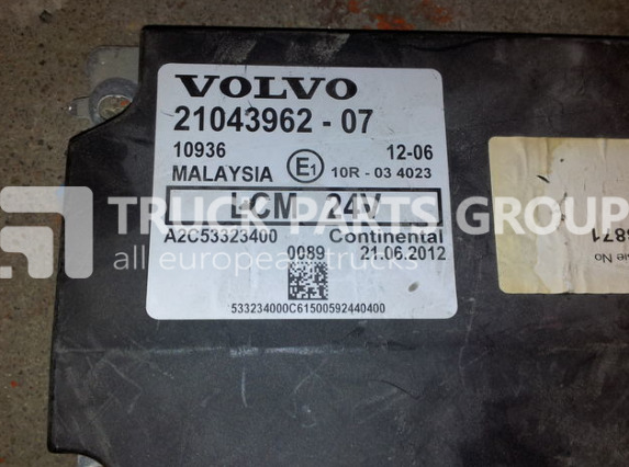 VOLVO FH13, FM13, EURO4 ,EURO5, LCM lightning control unit 21043962, 2 control unit - Ηλεκτρονική μονάδα ελέγχου για Φορτηγό: φωτογραφία 2 VOLVO FH13, FM13, EURO4 ,EURO5, LCM lightning control unit 21043962, 2 control unit - Ηλεκτρονική μονάδα ελέγχου για Φορτηγό: φωτογραφία 2