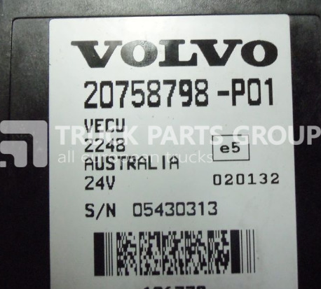 VOLVO VECU control unit FH12, FH13, EURO3, EURO4, EURO5 control unit - Ηλεκτρονική μονάδα ελέγχου για Φορτηγό: φωτογραφία 1 VOLVO VECU control unit FH12, FH13, EURO3, EURO4, EURO5 control unit - Ηλεκτρονική μονάδα ελέγχου για Φορτηγό: φωτογραφία 1