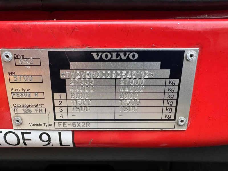 Volvo FE 320 / NL TRUCK / EURO 5 / HIAB MULTILIFT XR 21T / LIKE NEW!! / LOW KM!! / LIFT+STEER AXLE - Φορτηγό φόρτωσης γάντζου: φωτογραφία 5 Volvo FE 320 / NL TRUCK / EURO 5 / HIAB MULTILIFT XR 21T / LIKE NEW!! / LOW KM!! / LIFT+STEER AXLE - Φορτηγό φόρτωσης γάντζου: φωτογραφία 5