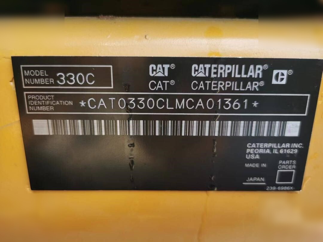 CATERPILLAR 330C - Ερπυστριοφόρος εκσκαφέας: φωτογραφία 5 CATERPILLAR 330C - Ερπυστριοφόρος εκσκαφέας: φωτογραφία 5