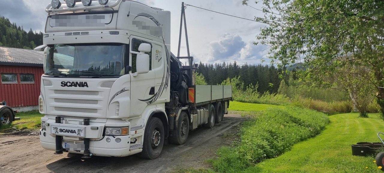 Scania R560 - Φορτηγό με ανοιχτή καρότσα, Φορτηγό με γερανό: φωτογραφία 2 Scania R560 - Φορτηγό με ανοιχτή καρότσα, Φορτηγό με γερανό: φωτογραφία 2