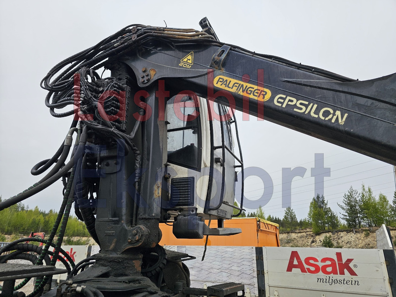 Φορτηγό ξυλείας, Φορτηγό με γερανό Scania R650: φωτογραφία 20