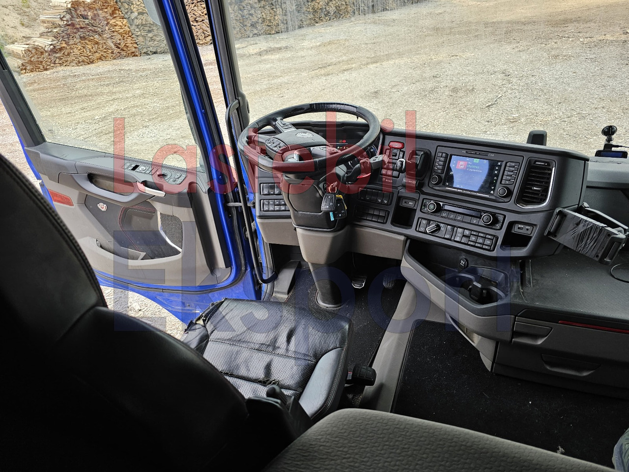 Φορτηγό ξυλείας, Φορτηγό με γερανό Scania R650: φωτογραφία 36