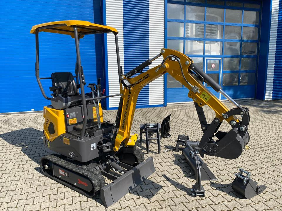 Μίνι εκσκαφέας Minibagger BK1000JSR inkl. kleinem Zubehörpaket *HERBSTAKTION*INKL.19% MWST*BERGER KRAUS* VERSTELLFAHRWERK*SOFORT!*: φωτογραφία 7