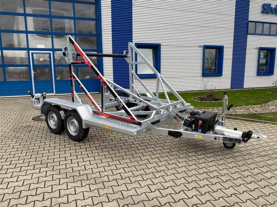 Vermietung / Kabelanhänger 3500KG E-Winde / Nutzlast 2749KG / Kabeltrommel-Anhänger / Glasfaser / 1 Woche - Ρυμουλκούμενο μεταφοράς τυμπάνου καλωδίου: φωτογραφία 3 Vermietung / Kabelanhänger 3500KG E-Winde / Nutzlast 2749KG / Kabeltrommel-Anhänger / Glasfaser / 1 Woche - Ρυμουλκούμενο μεταφοράς τυμπάνου καλωδίου: φωτογραφία 3
