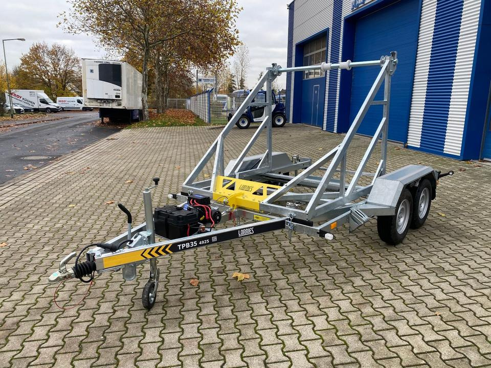 Vermietung / Kabelanhänger 3500KG E-Winde / Nutzlast 2825KG / Kabeltrommel-Anhänger / Glasfaser/ 1 Monat - Ρυμουλκούμενο μεταφοράς τυμπάνου καλωδίου: φωτογραφία 3 Vermietung / Kabelanhänger 3500KG E-Winde / Nutzlast 2825KG / Kabeltrommel-Anhänger / Glasfaser/ 1 Monat - Ρυμουλκούμενο μεταφοράς τυμπάνου καλωδίου: φωτογραφία 3