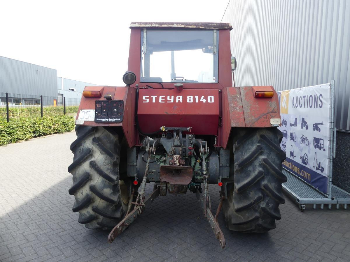 Steyr 8140 - Τρακτέρ: φωτογραφία 5 Steyr 8140 - Τρακτέρ: φωτογραφία 5