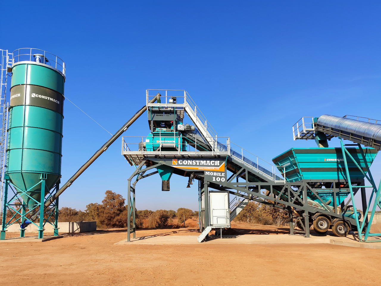 Constmach 100 m³/h Mobile Concrete Batching Plant - Εργοστάσιο σκυροδέματος: φωτογραφία 1 Constmach 100 m³/h Mobile Concrete Batching Plant - Εργοστάσιο σκυροδέματος: φωτογραφία 1