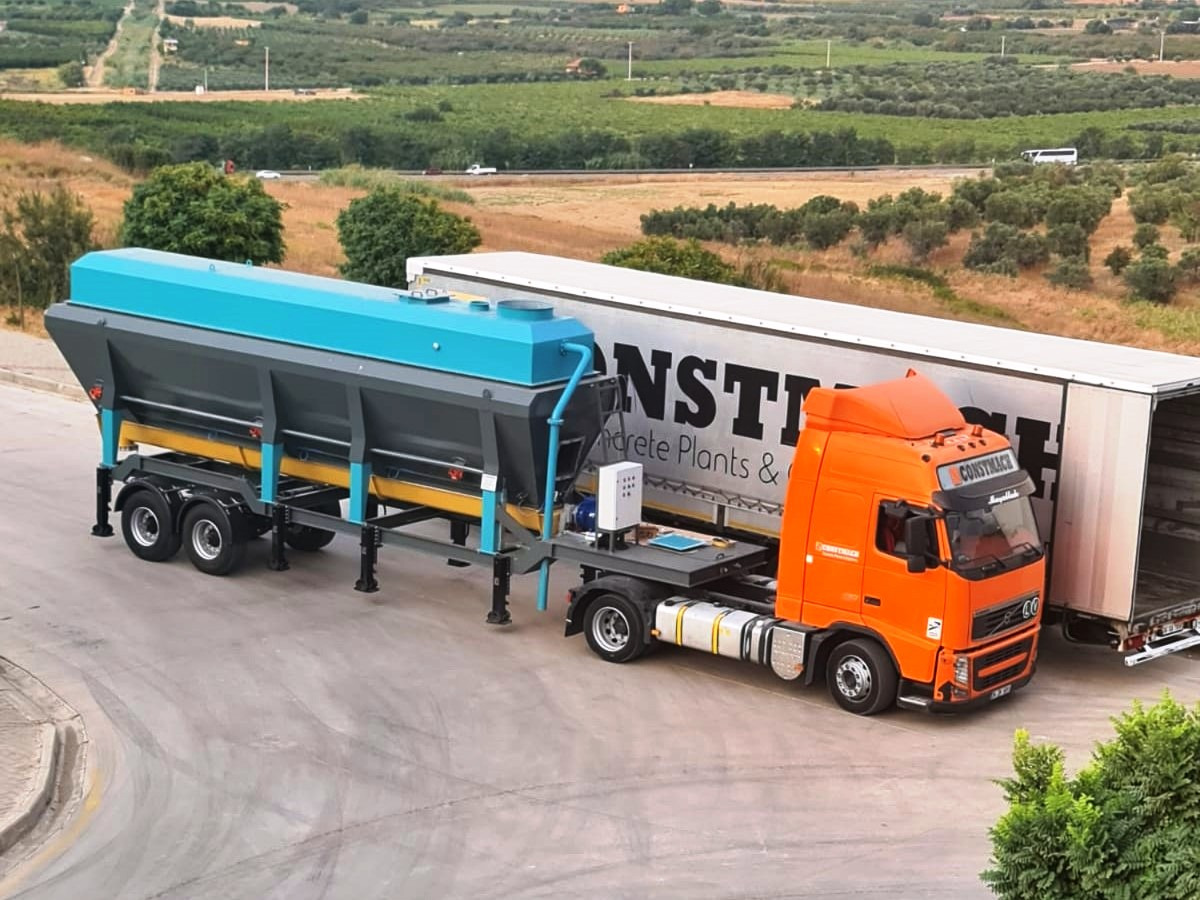 Constmach Mobiles Zementsilo (Horizontales Zementsilo) - Σιλό τσιμέντου: φωτογραφία 1 Constmach Mobiles Zementsilo (Horizontales Zementsilo) - Σιλό τσιμέντου: φωτογραφία 1