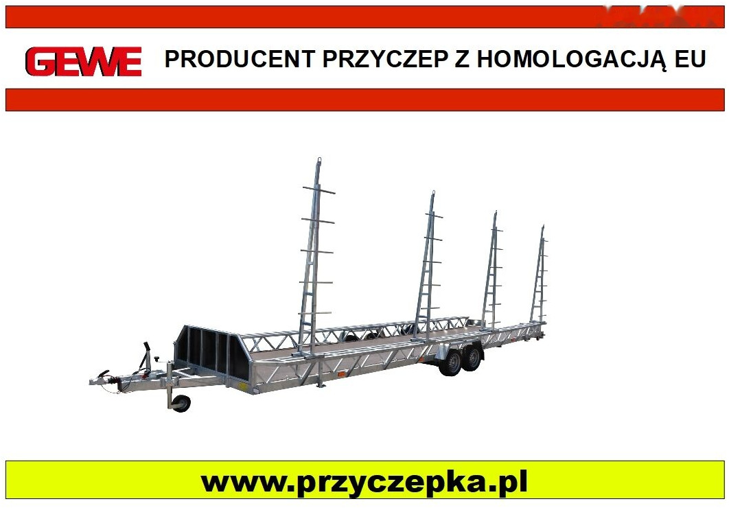 Gewe P3500 G/1 przyczepa do transportu basenów 8,5x1,93 m - Ρυμούλκα με χαμηλό δάπεδο: φωτογραφία 1 Gewe P3500 G/1 przyczepa do transportu basenów 8,5x1,93 m - Ρυμούλκα με χαμηλό δάπεδο: φωτογραφία 1