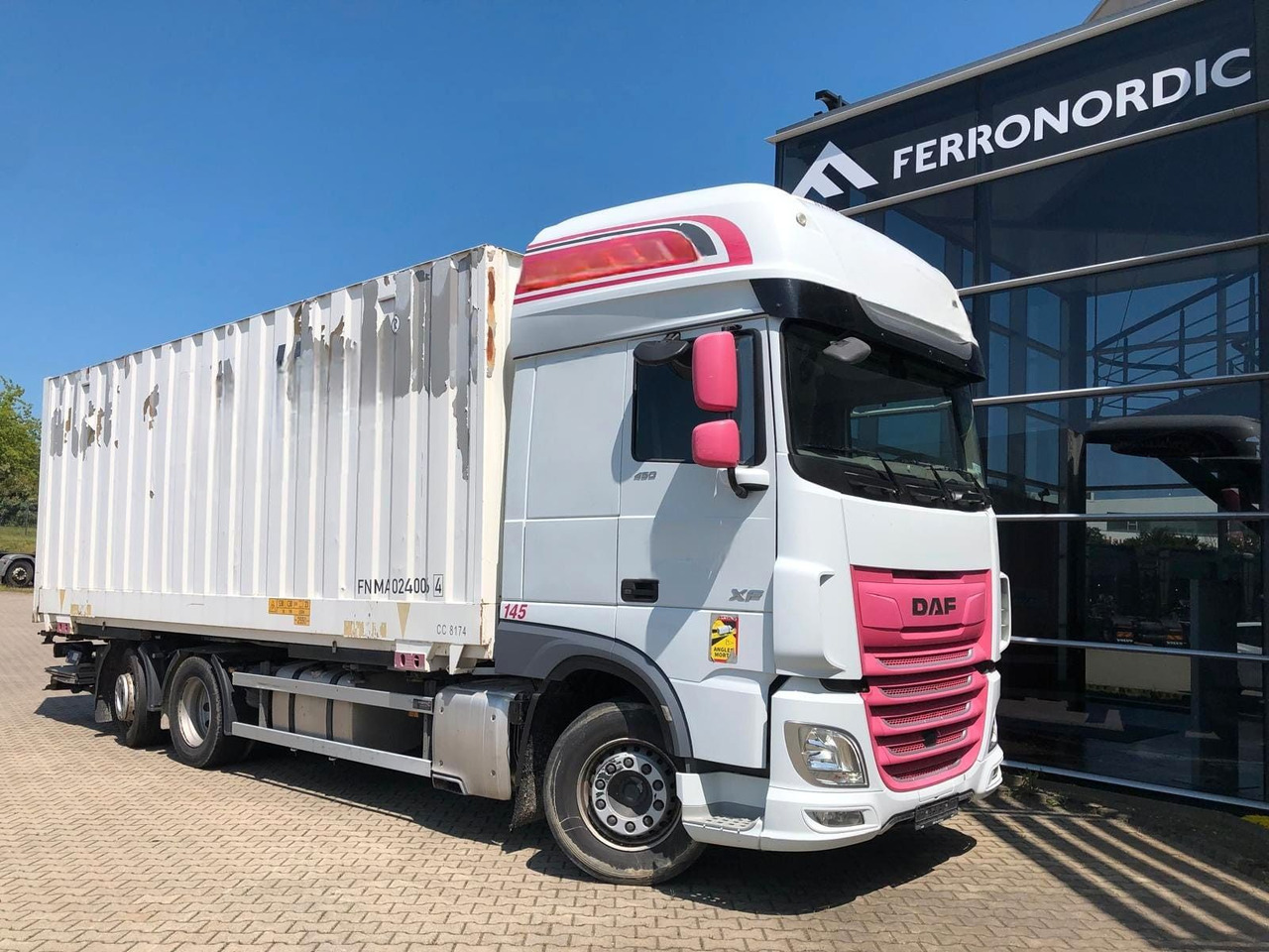 DAF XF450 SSC Lenk/Lift*LBW*AHK*Standklima - Φορτηγό μεταφοράς εμπορευματοκιβωτίων/ Κινητό αμάξωμα: φωτογραφία 1 DAF XF450 SSC Lenk/Lift*LBW*AHK*Standklima - Φορτηγό μεταφοράς εμπορευματοκιβωτίων/ Κινητό αμάξωμα: φωτογραφία 1