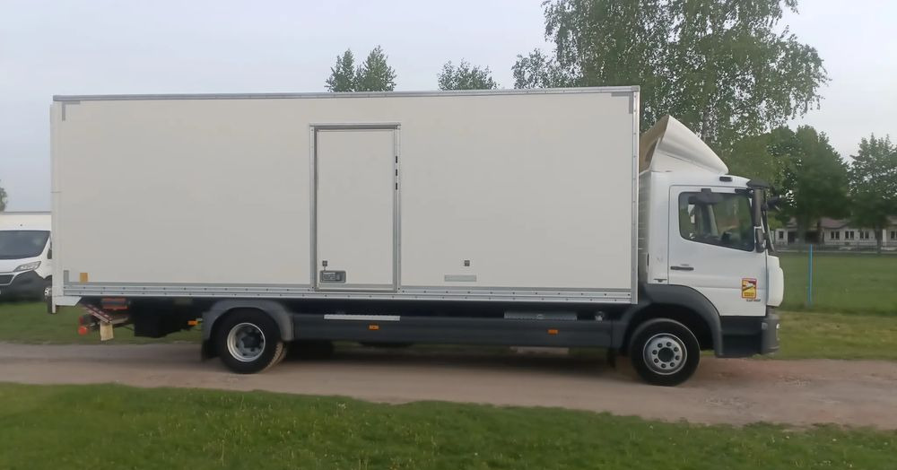 Mercedes-Benz Atego 1218 - Φορτηγό κόφα: φωτογραφία 4 Mercedes-Benz Atego 1218 - Φορτηγό κόφα: φωτογραφία 4