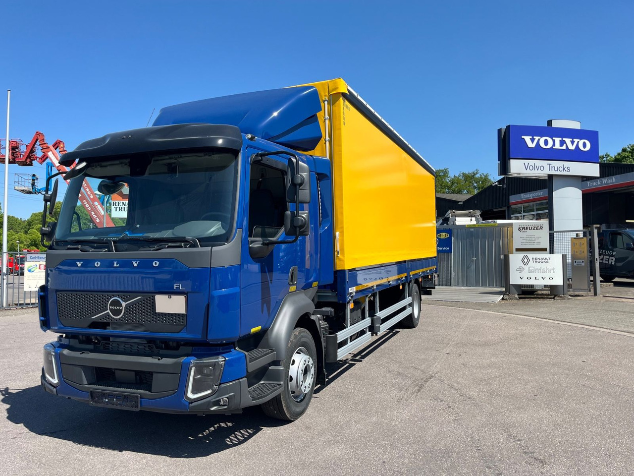Volvo FL14.245 Junge Schiebeplane - Φορτηγό μουσαμάς: φωτογραφία 1 Volvo FL14.245 Junge Schiebeplane - Φορτηγό μουσαμάς: φωτογραφία 1