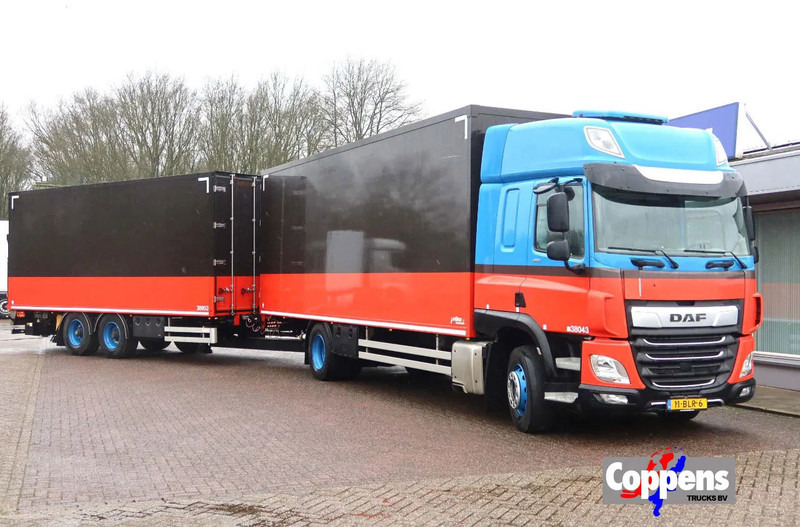 DAF CF 410 Bakwagen + Trailer 2x DHollandia 2000kg 5 stuks in voorraad!! - Φορτηγό κόφα: φωτογραφία 1 DAF CF 410 Bakwagen + Trailer 2x DHollandia 2000kg 5 stuks in voorraad!! - Φορτηγό κόφα: φωτογραφία 1