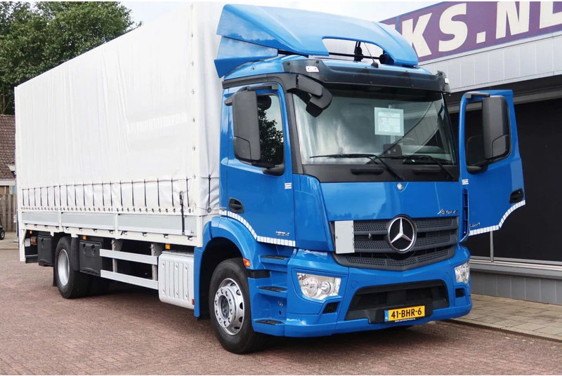 Mercedes-Benz Antos 1924L Huif + Klep Dhollandia 2000 KG Euro 6 - Φορτηγό κόφα: φωτογραφία 2 Mercedes-Benz Antos 1924L Huif + Klep Dhollandia 2000 KG Euro 6 - Φορτηγό κόφα: φωτογραφία 2