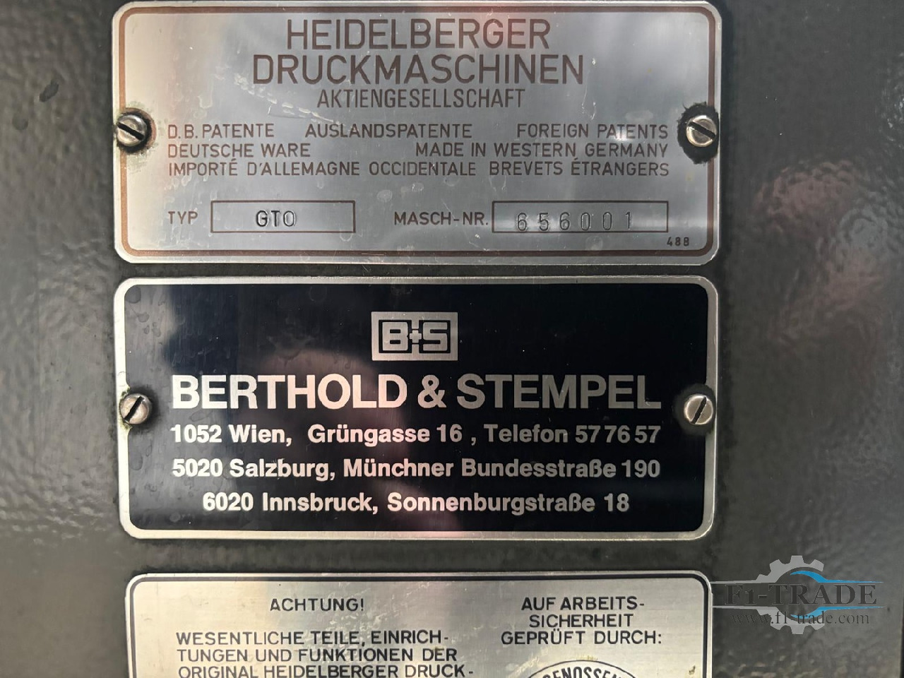 Heidelberg GTO46 - Μηχανή εκτύπωσης offset: φωτογραφία 2 Heidelberg GTO46 - Μηχανή εκτύπωσης offset: φωτογραφία 2