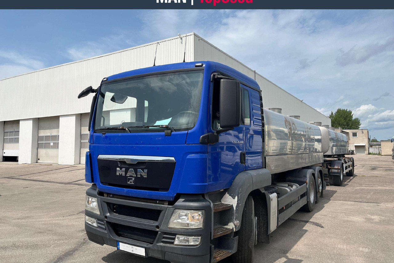 MAN 26.400 6X2-2 Plandex (8633) - Φορτηγό βυτιοφόρο, Ρυμούλκα βυτίο: φωτογραφία 1 MAN 26.400 6X2-2 Plandex (8633) - Φορτηγό βυτιοφόρο, Ρυμούλκα βυτίο: φωτογραφία 1