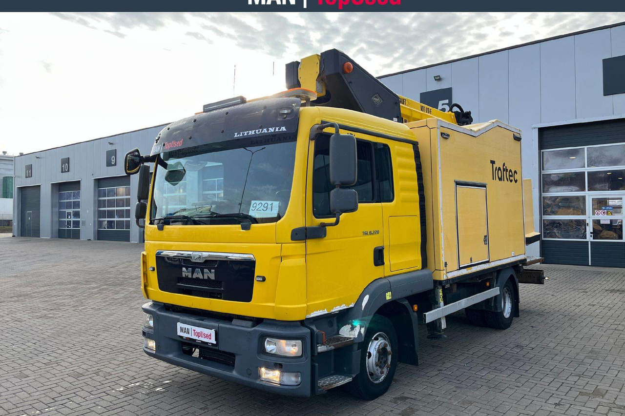 MAN 8.220 4X2 bokštelis(9291) - Φορτηγό με γερανό: φωτογραφία 1 MAN 8.220 4X2 bokštelis(9291) - Φορτηγό με γερανό: φωτογραφία 1