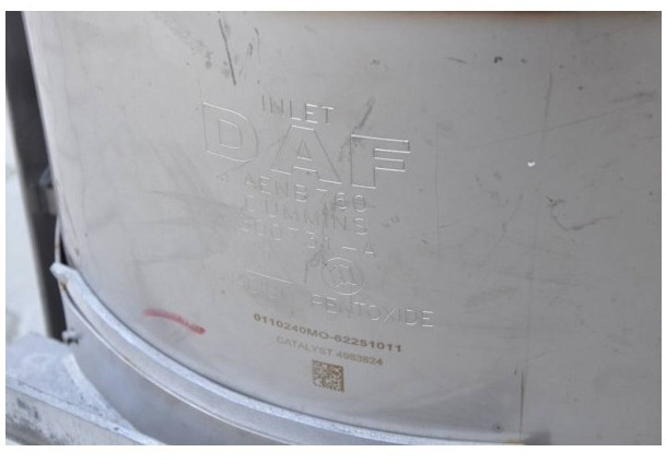 Katalysator SCR Euro 5 DAF Cummins - 300731A AENB760 - Καταλυτικός μετατροπέας για Φορτηγό: φωτογραφία 2 Katalysator SCR Euro 5 DAF Cummins - 300731A AENB760 - Καταλυτικός μετατροπέας για Φορτηγό: φωτογραφία 2