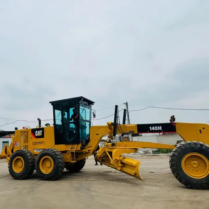 Caterpillar Used Cat Motor Grader 140h With Original Japan Cat Engine For Sale In Shanghai - Γκρέιντερ: φωτογραφία 1 Caterpillar Used Cat Motor Grader 140h With Original Japan Cat Engine For Sale In Shanghai - Γκρέιντερ: φωτογραφία 1