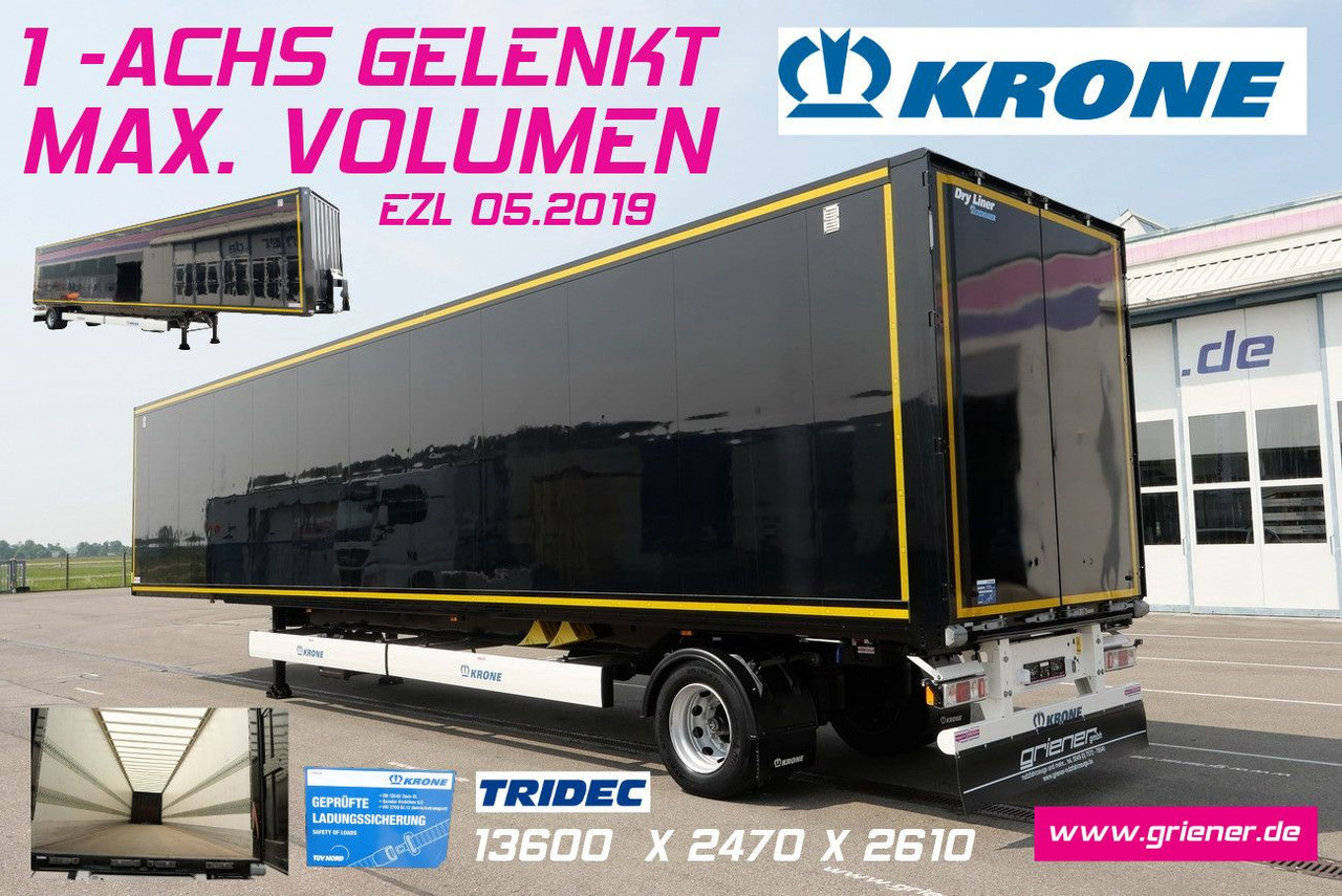 Krone KOFFER CITY KRONE 1-achs SEK 10 /TRIDEC /LENKUNG - Επικαθήμενο κόφα: φωτογραφία 1 Krone KOFFER CITY KRONE 1-achs SEK 10 /TRIDEC /LENKUNG - Επικαθήμενο κόφα: φωτογραφία 1