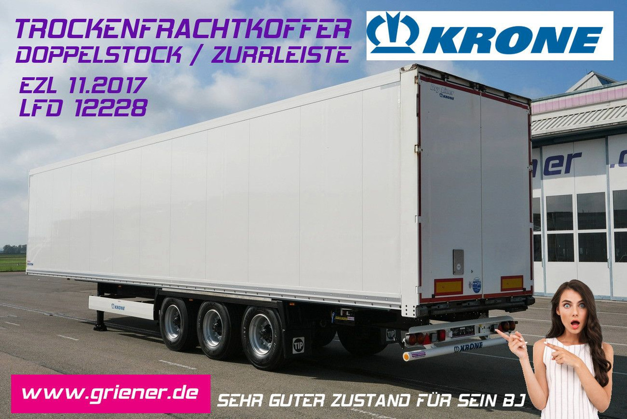 Krone SD 27/ DOPPELSTOCK 33/66 / ZURRLEISTE / BPW - Επικαθήμενο κόφα: φωτογραφία 1 Krone SD 27/ DOPPELSTOCK 33/66 / ZURRLEISTE / BPW - Επικαθήμενο κόφα: φωτογραφία 1
