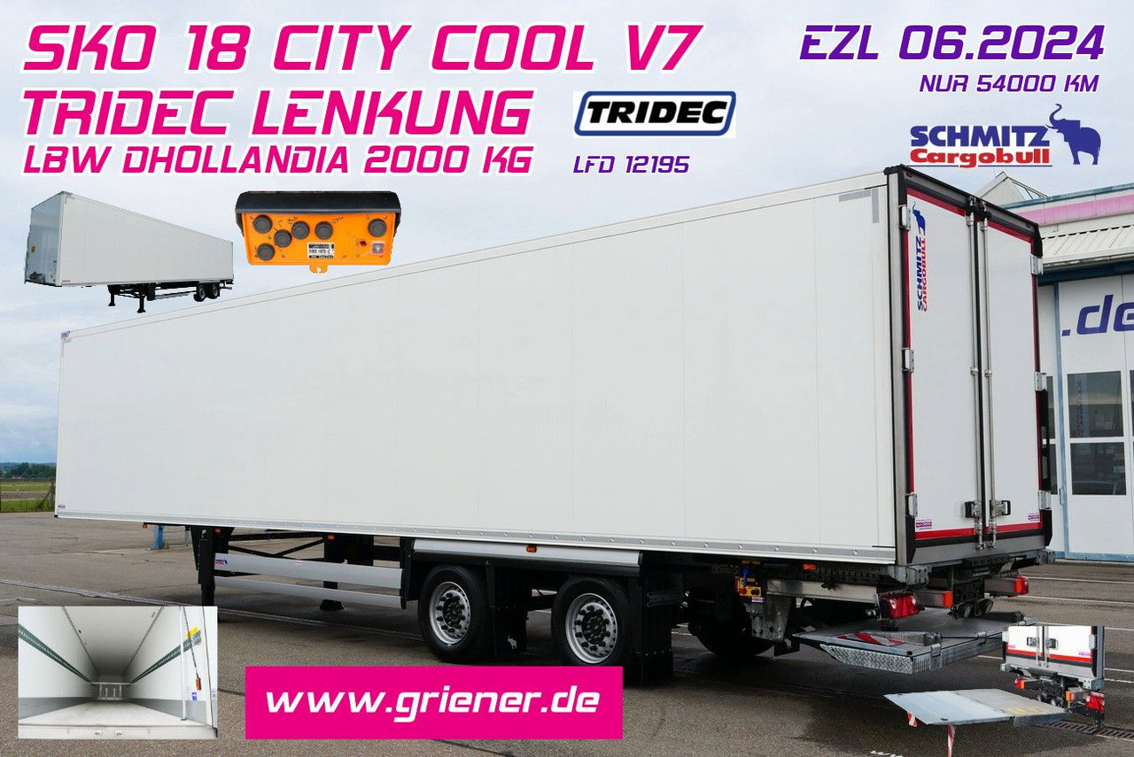 Schmitz Cargobull SKO 18/ LZG CITY /COOL V7 LBW /TRIDEC /FP 45 - Επικαθήμενο κόφα: φωτογραφία 1 Schmitz Cargobull SKO 18/ LZG CITY /COOL V7 LBW /TRIDEC /FP 45 - Επικαθήμενο κόφα: φωτογραφία 1