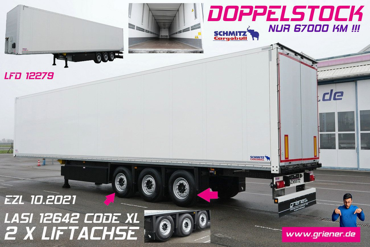 Schmitz Cargobull SKO 24/DOPPELSTOCK / 2,70/ 2 x LIFT nur 67000 km - Επικαθήμενο κόφα: φωτογραφία 1 Schmitz Cargobull SKO 24/DOPPELSTOCK / 2,70/ 2 x LIFT nur 67000 km - Επικαθήμενο κόφα: φωτογραφία 1