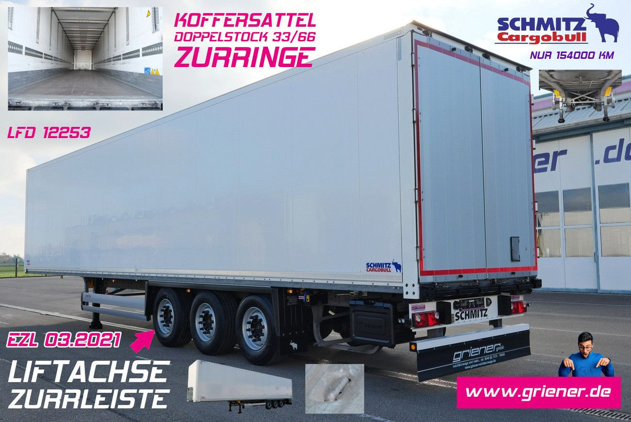 Επικαθήμενο κόφα Schmitz Cargobull SKO 24/DOPPELSTOCK / 2,70/ LIFT nur 154 tsd km: φωτογραφία 1