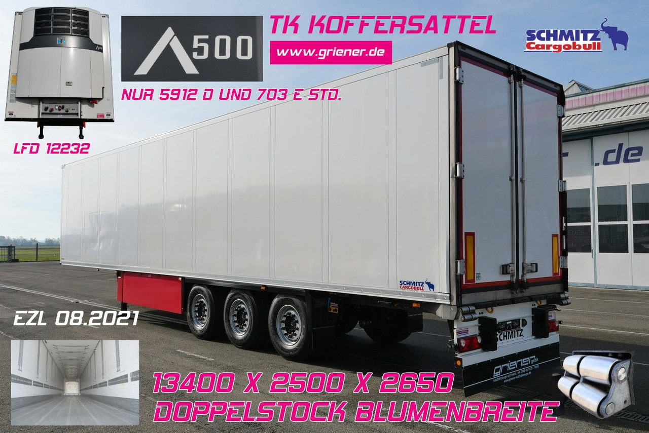 Schmitz Cargobull SKO 24/DOPPELSTOCK BLUMEN TK A500 DRP FP 45 - Επικαθήμενο ψυγείο: φωτογραφία 1 Schmitz Cargobull SKO 24/DOPPELSTOCK BLUMEN TK A500 DRP FP 45 - Επικαθήμενο ψυγείο: φωτογραφία 1