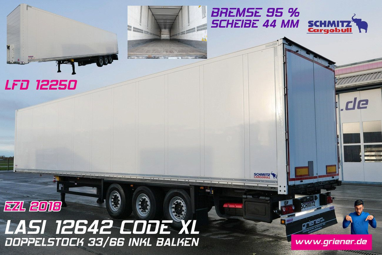 Schmitz Cargobull SKO 24/DOPPELSTOCK / ZURRLEISTE / LASI 12642 XL - Επικαθήμενο κόφα: φωτογραφία 1 Schmitz Cargobull SKO 24/DOPPELSTOCK / ZURRLEISTE / LASI 12642 XL - Επικαθήμενο κόφα: φωτογραφία 1