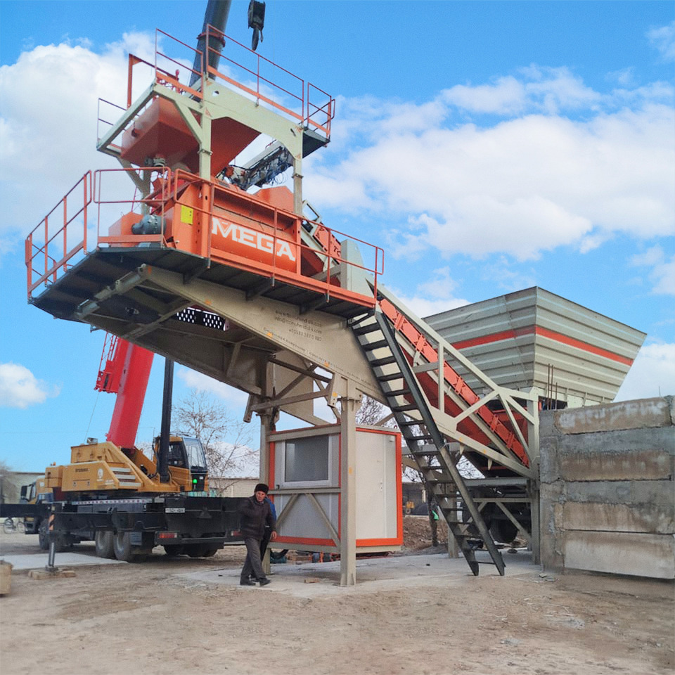 Mobile Concrete Batching Plant - Εργοστάσιο σκυροδέματος: φωτογραφία 1 Mobile Concrete Batching Plant - Εργοστάσιο σκυροδέματος: φωτογραφία 1