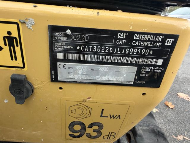 Μίνι εκσκαφέας CAT 302.2D: φωτογραφία 12