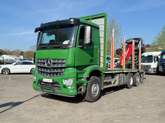 Mercedes-Benz Actros 2571 Holztransporter mit Kran - Φορτηγό ξυλείας, Φορτηγό με γερανό: φωτογραφία 3 Mercedes-Benz Actros 2571 Holztransporter mit Kran - Φορτηγό ξυλείας, Φορτηγό με γερανό: φωτογραφία 3